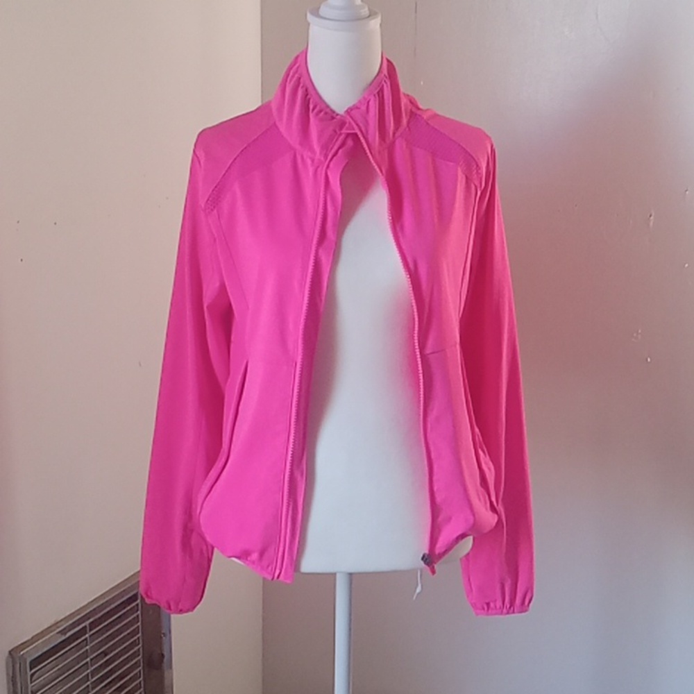 Zyia Active pink track jacket size xs